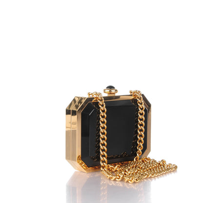 Chanel Plexiglass Premiere Minaudiere Clutch Black 3 of 7