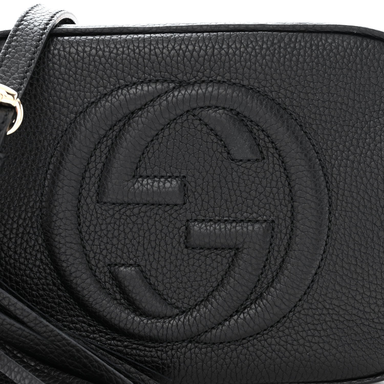 Gucci Pebbled Calfskin Small Soho Disco Bag Black 8 of 10