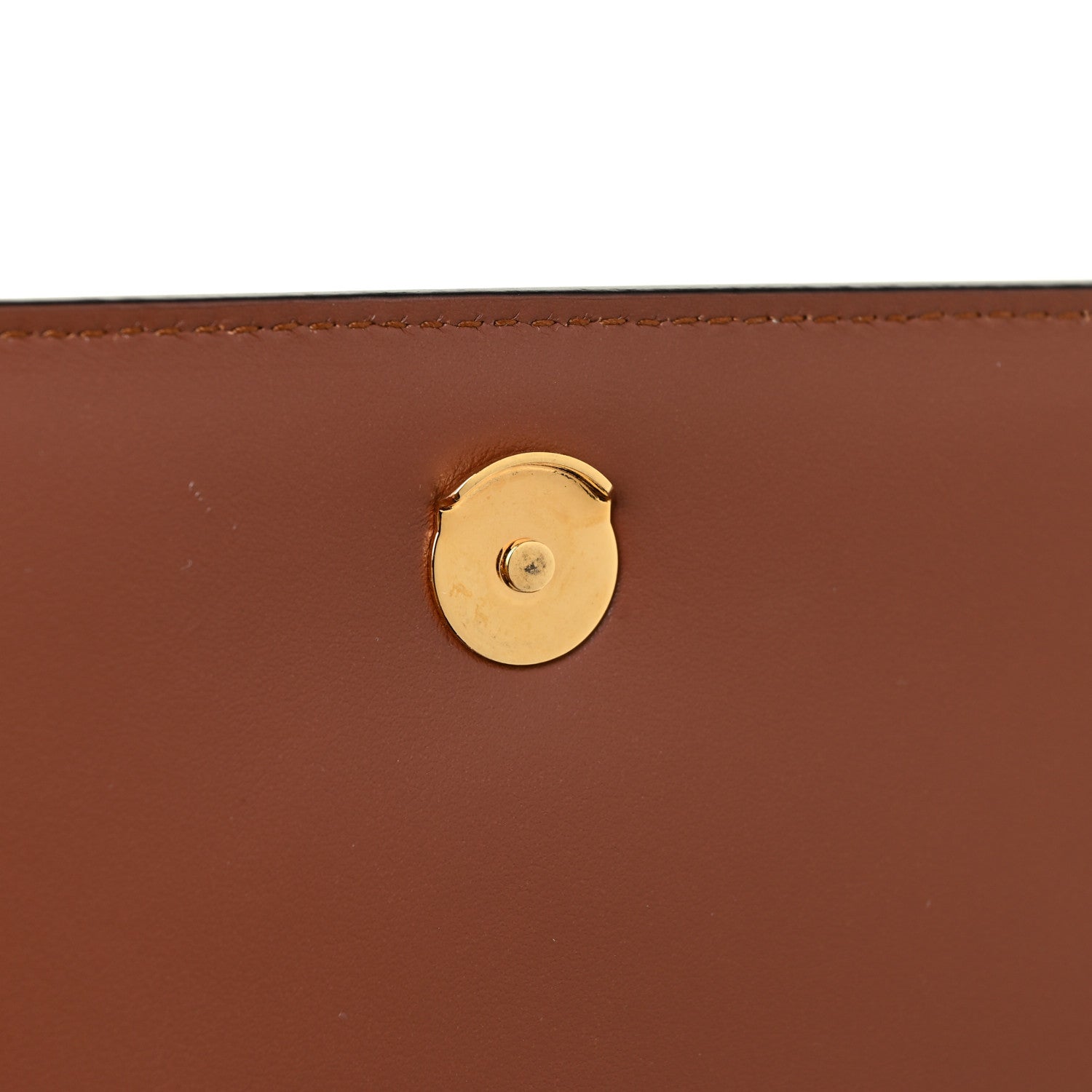 Burberry E-Canvas Monogram Stripe Hannah Wallet Bridle Brown 11 of 12