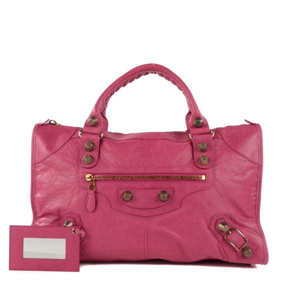 Balenciaga Agneau Giant 21 Rose Gold Hardware Work Cyclamen Fucsia 1 of 11