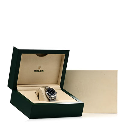 Rolex Stainless Steel 34mm Oyster Perpetual Watch Blue 114200 5 of 5