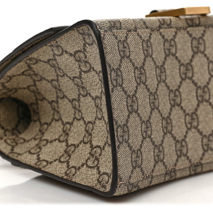 Balenciaga X GUCCI GG Supreme Monogram Small Hourglass Top Handle Bag Beige Ebony 7 of 8