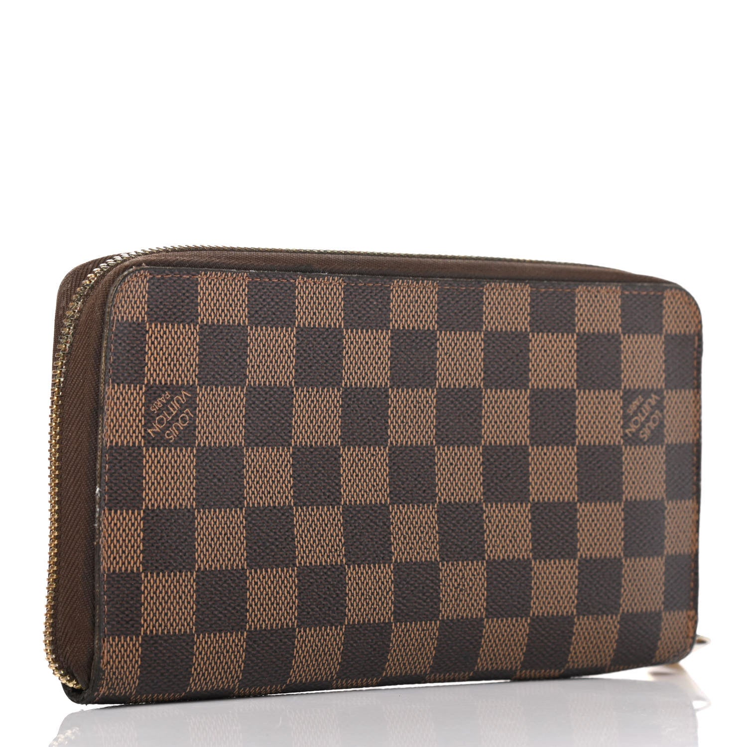 Louis Vuitton Damier Ebene Zippy Organizer Wallet 2 of 4