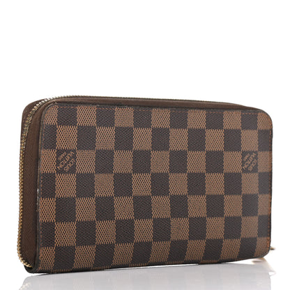 Louis Vuitton Damier Ebene Zippy Organizer Wallet 2 of 4