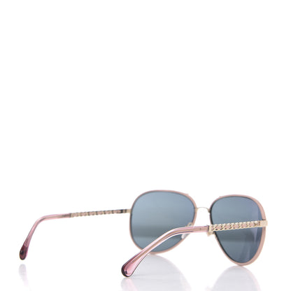 Chanel Pilot Winter Sunglasses 4219 Light Pink 5 of 8