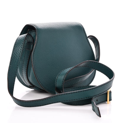Chloe Calfskin Mini Marcie Round Crossbody Bag Teal 3 of 7