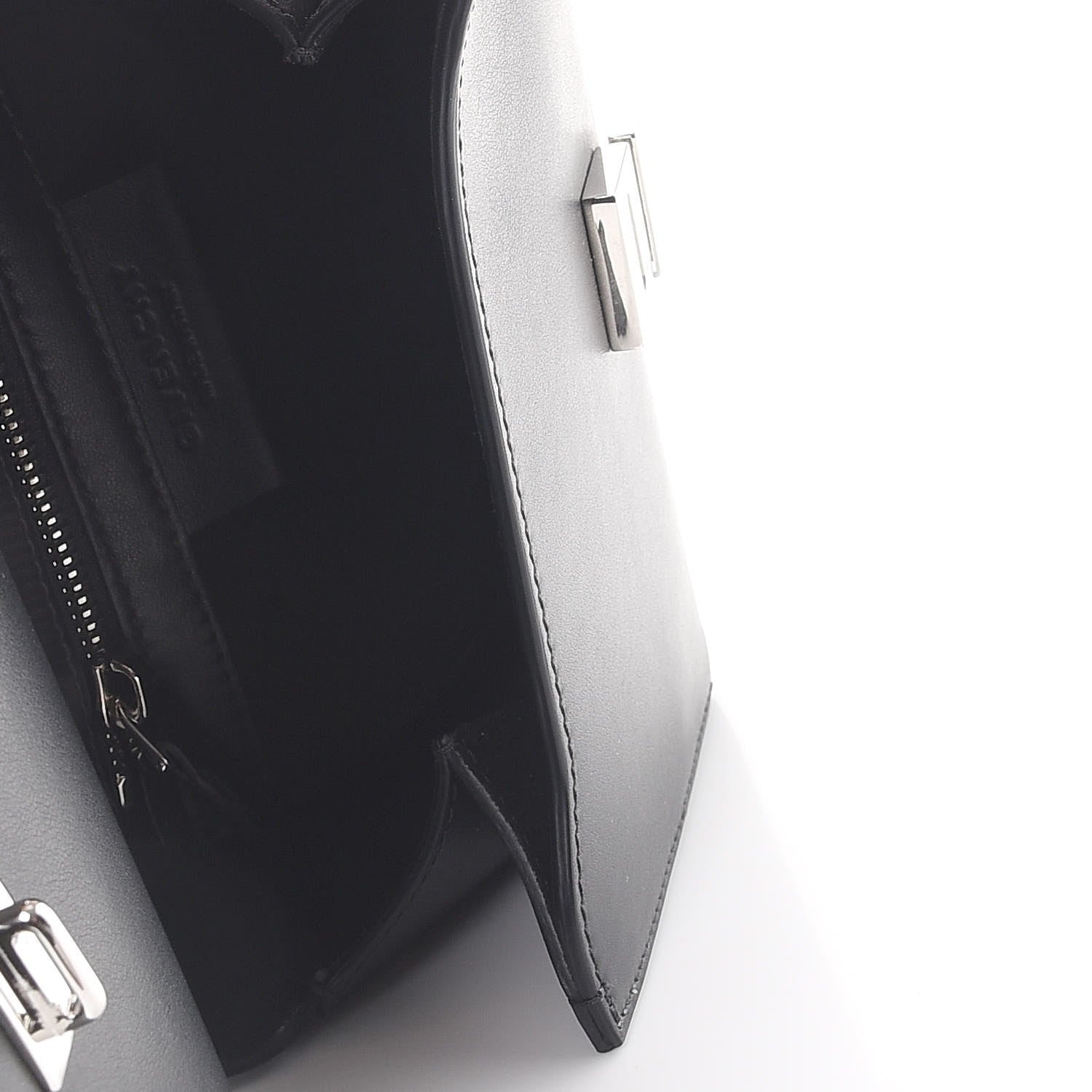 Givenchy Calfskin Mini Pandora Box Logo Strap Crossbody Bag Black 5 of 7