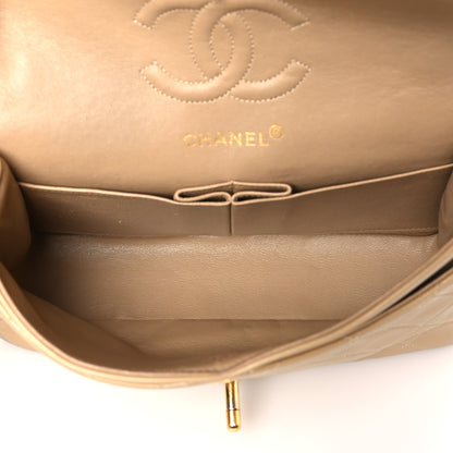 Chanel Lambskin Quilted Small Double Flap Beige 5 of 14