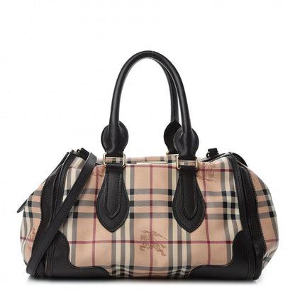 Burberry Haymarket Check Medium Gladstone Chocolate 1 of 10