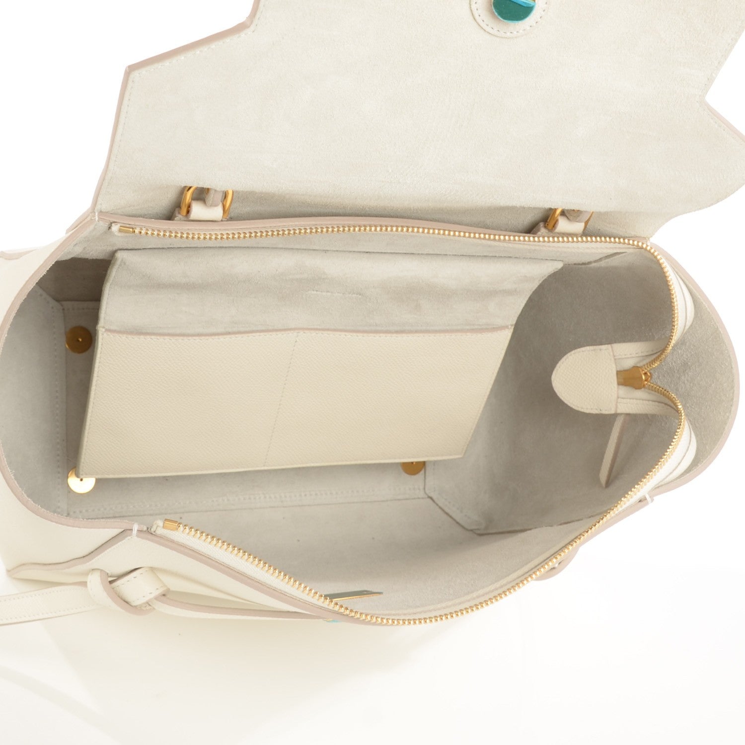 Celine Grained Calfskin Mini Belt Bag White 5 of 7
