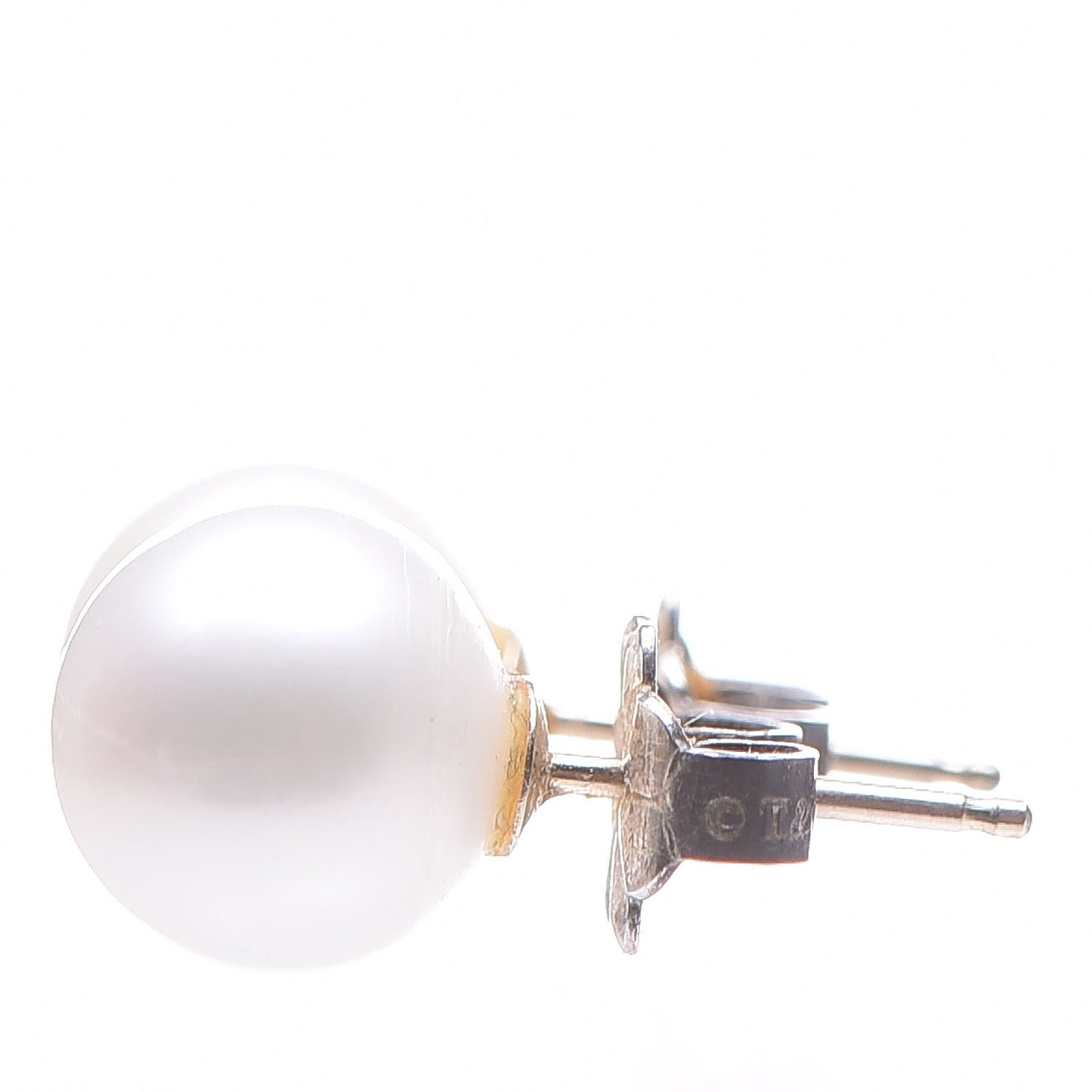 Sterling Silver Freshwater Pearl 7-8mm Ziegfeld Earrings