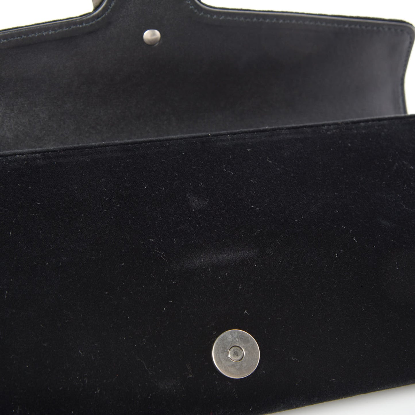 Velvet Dionysus Clutch Black