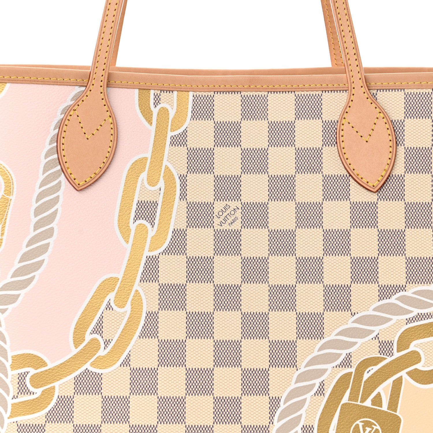 Louis Vuitton Damier Azur Nautical Neverfull MM 8 of 10