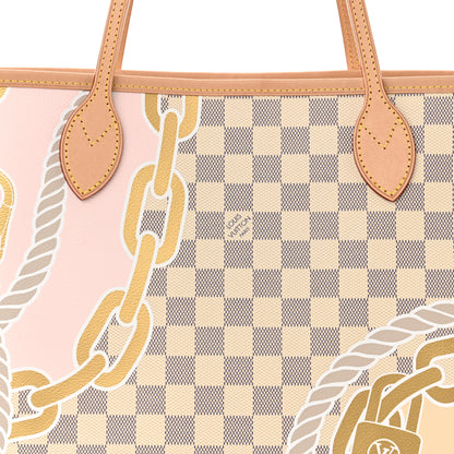 Louis Vuitton Damier Azur Nautical Neverfull MM 8 of 10
