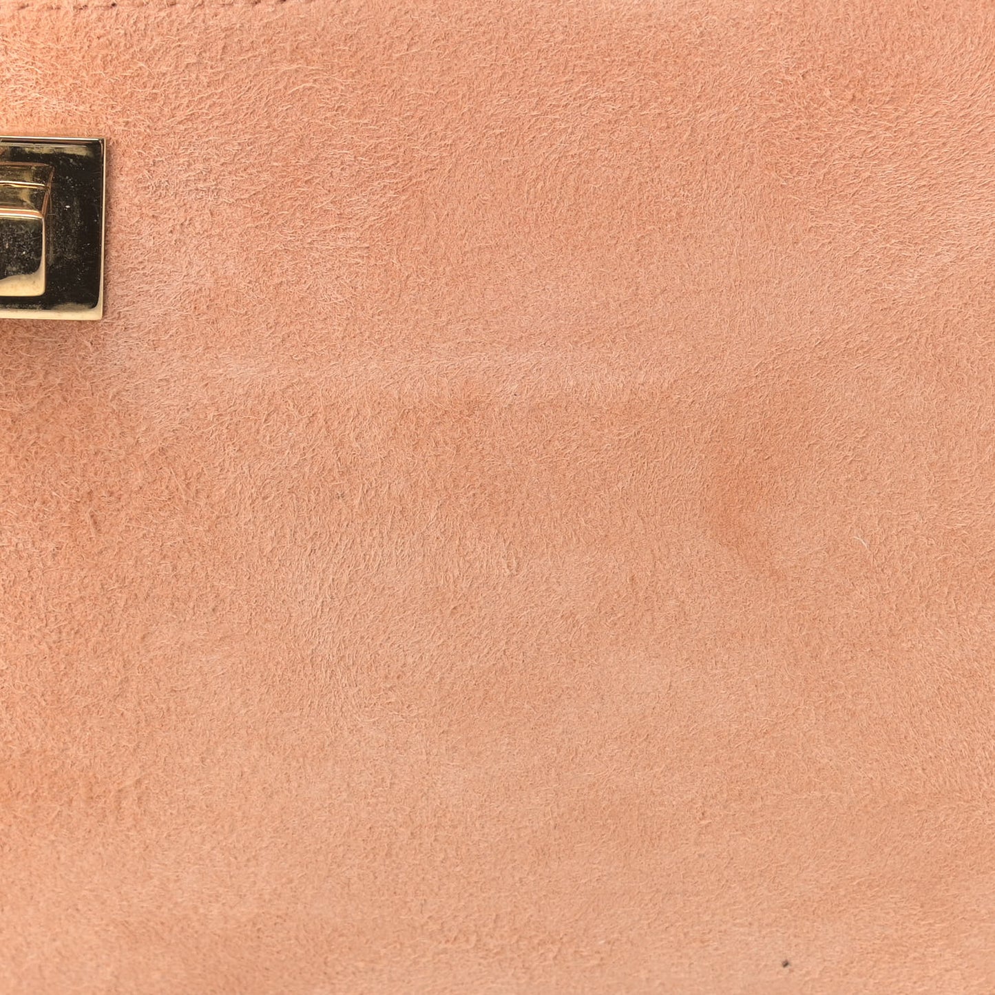 Suede Calfskin Shoulder Bag Light Orange