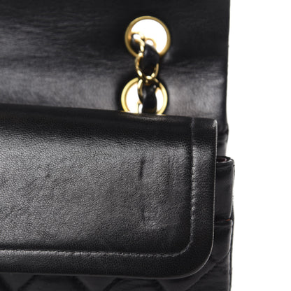 Chanel Lambskin Quilted Small Double Flap Black 10 of 14