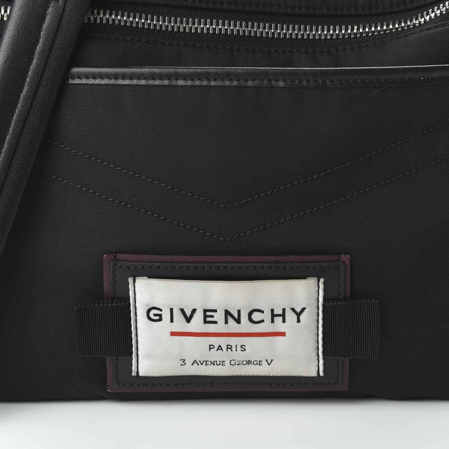 Nylon Downtown Flat Messenger Black