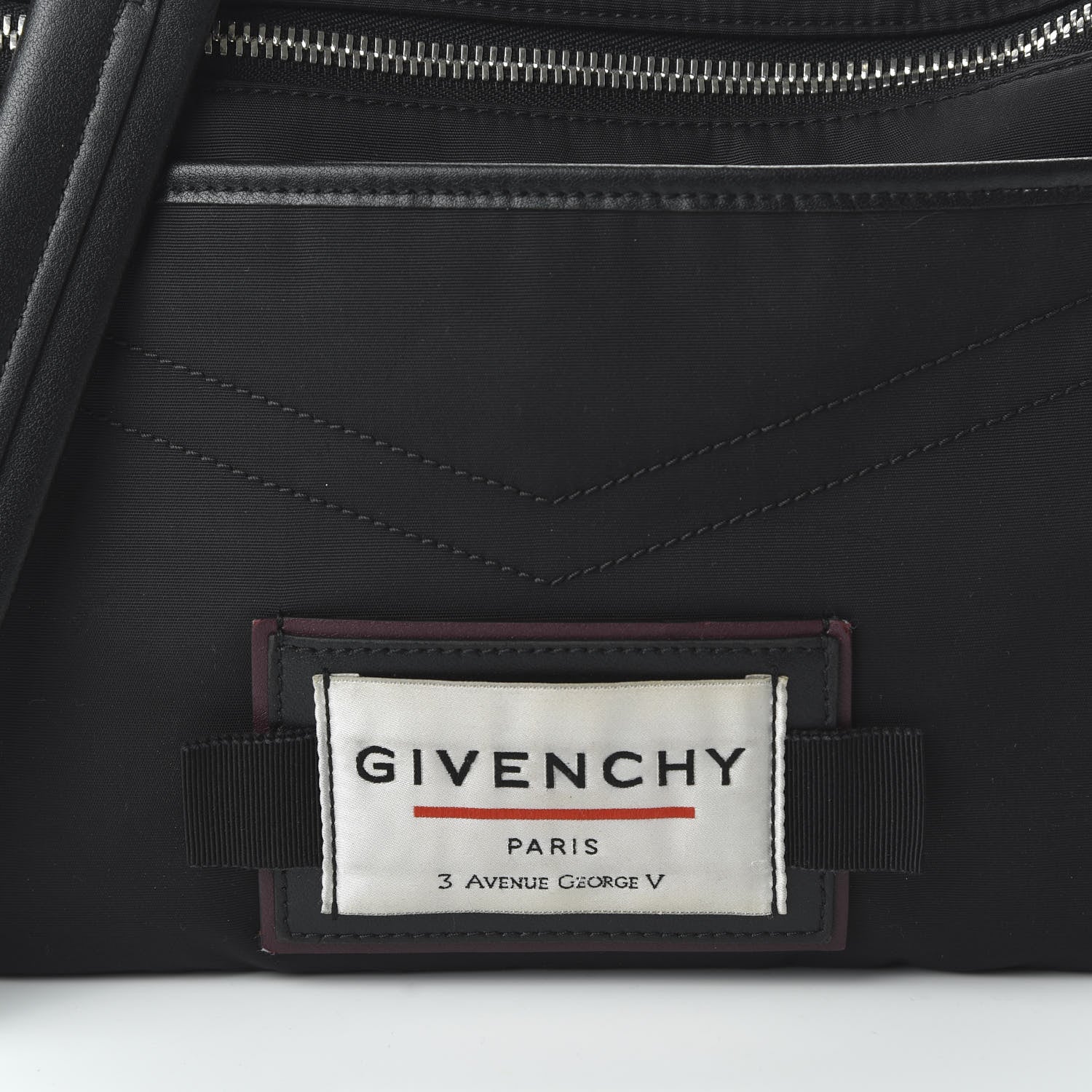 Givenchy Nylon Downtown Flat Messenger Black 9 of 9