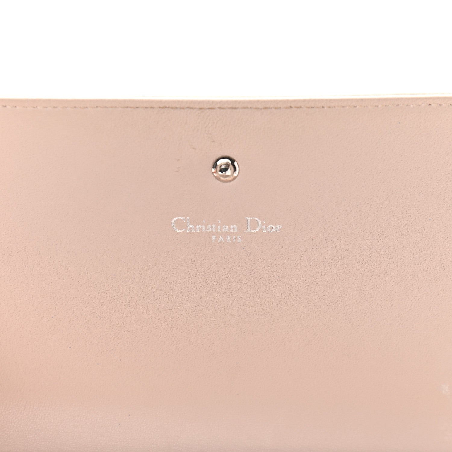 Christian Dior Grained Calfskin Diorama Croisiere Chain Wallet Rose Poudre 6 of 9
