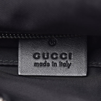 Gucci GG Supreme Monogram Web Messenger Bag Black 7 of 11
