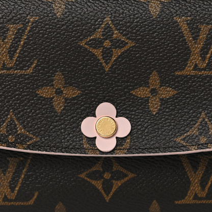Louis Vuitton Monogram Bloom Flower Emilie Wallet 7 of 8