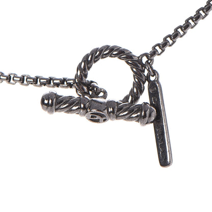 David Yurman Sterling Silver Black Onyx Hematite Elements Chain Necklace 6 of 6