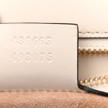 Gucci Calfskin Web Medium Sylvie Top Handle Bag White 7 of 16
