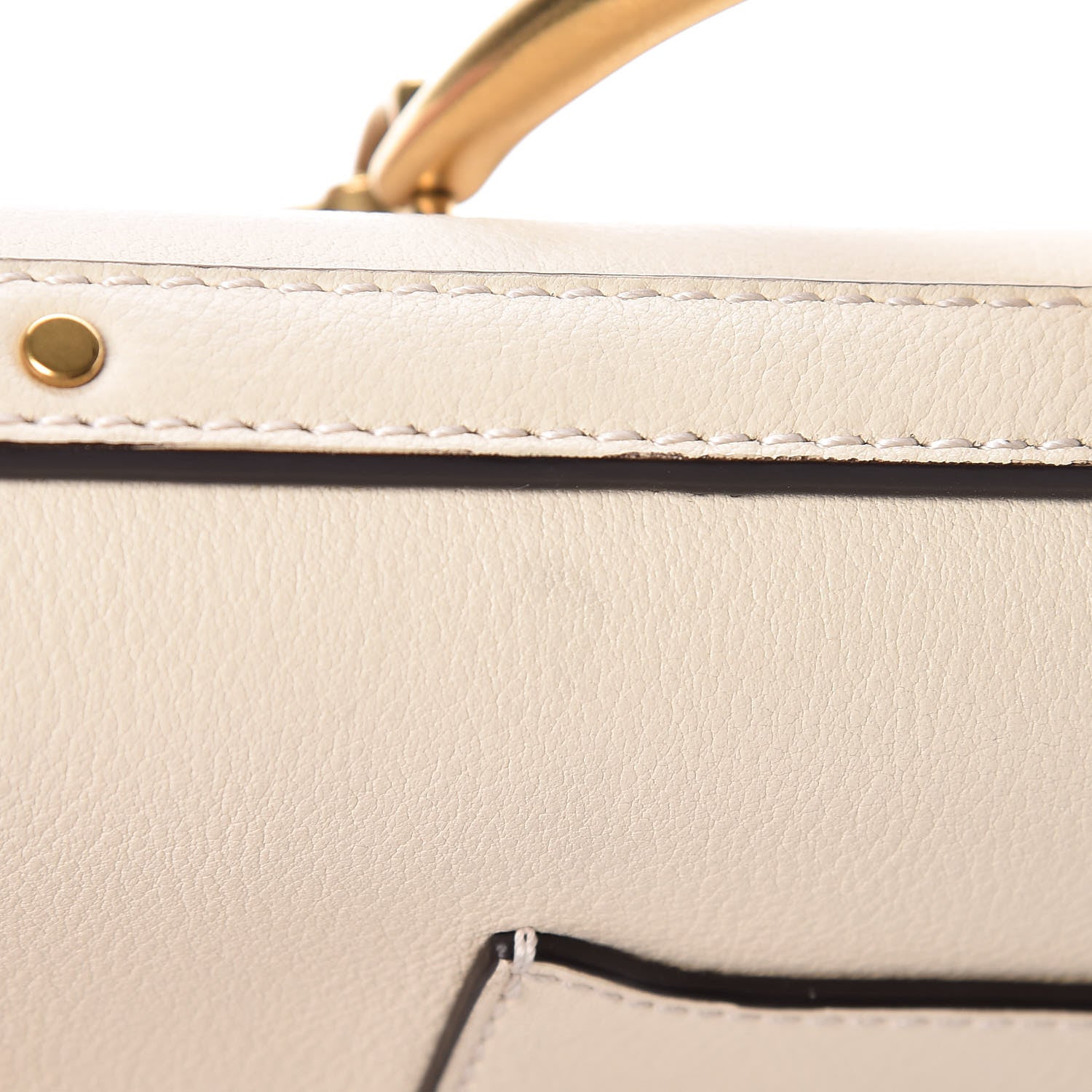 Chloe Calfskin Small Nile Bracelet Minaudiere Bag Off White 15 of 15