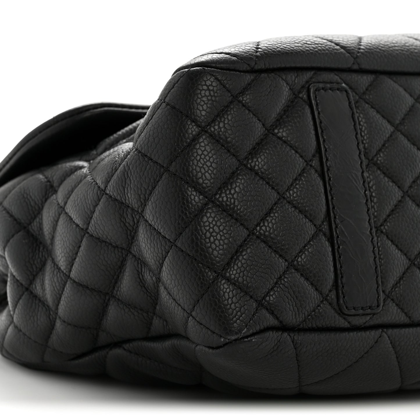 Caviar Quilted Coco Casual Flap Black