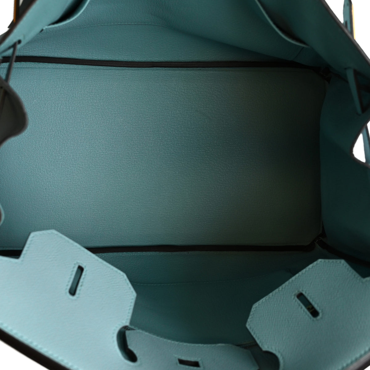 Epsom Birkin 35 Bleu Atoll