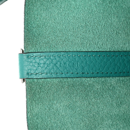 Hermes Taurillon Clemence Picotin Lock 18 PM Bleu Paon 7 of 11