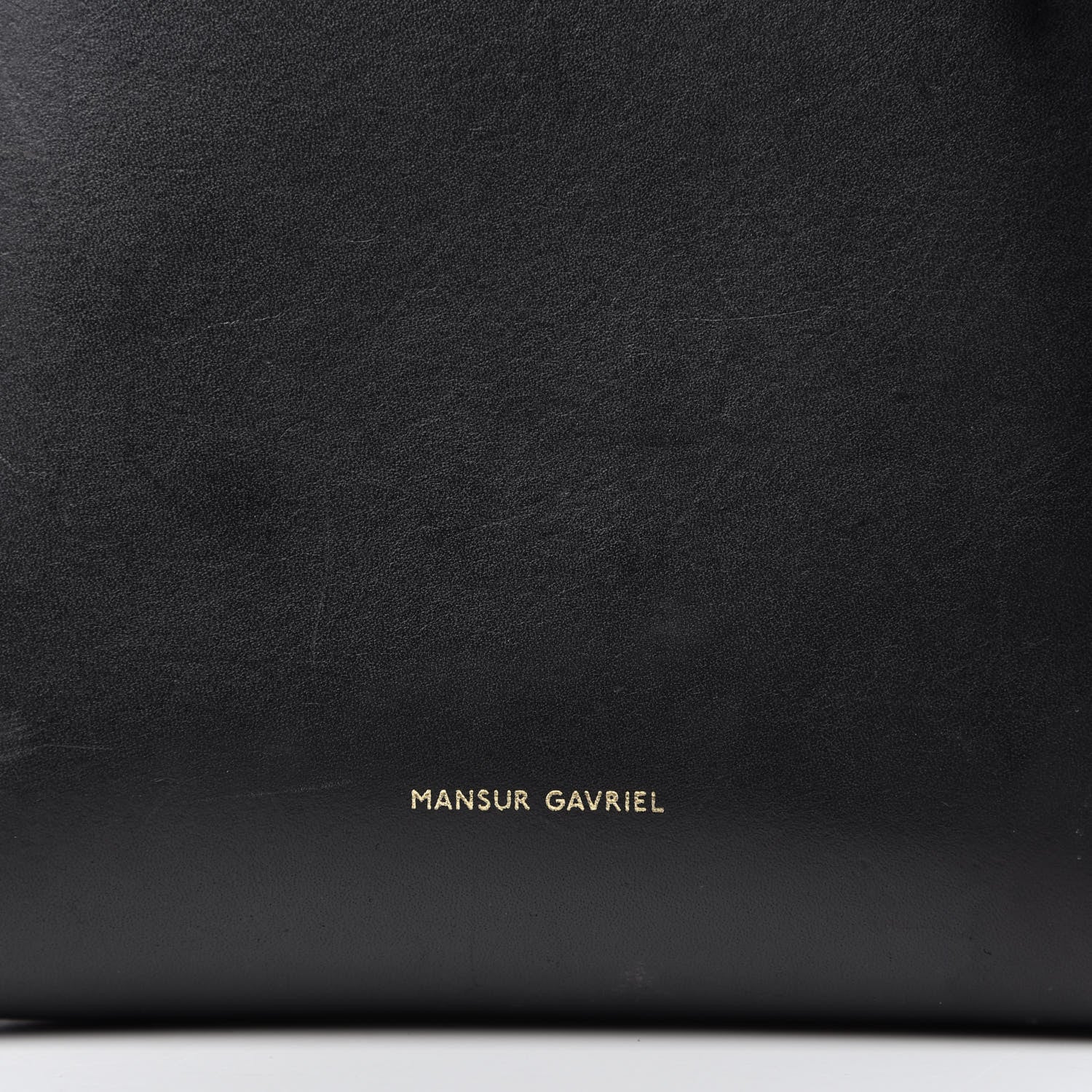 Mansur Gavriel Calfskin Mini Bucket Bag Black Flamma 8 of 8