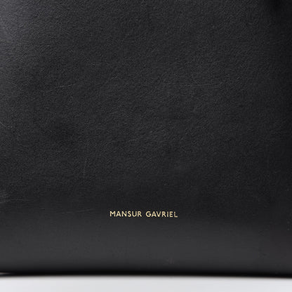 Mansur Gavriel Calfskin Mini Bucket Bag Black Flamma 8 of 8