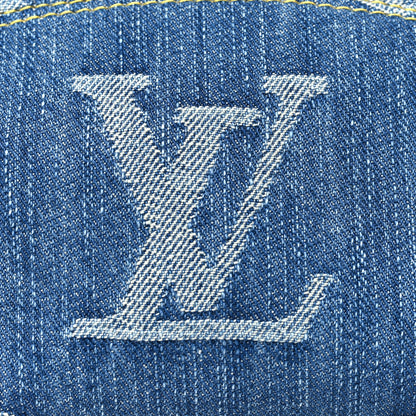 Louis Vuitton Denim Giant Monogram Pochette Cosmetique PM Denim Blue 7 of 7