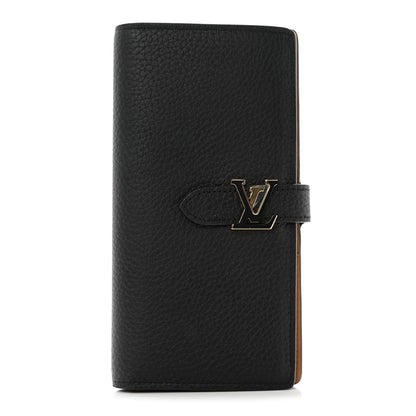 Louis Vuitton Taurillon LV Vertical Capucines Wallet Black Arizona 1 of 6