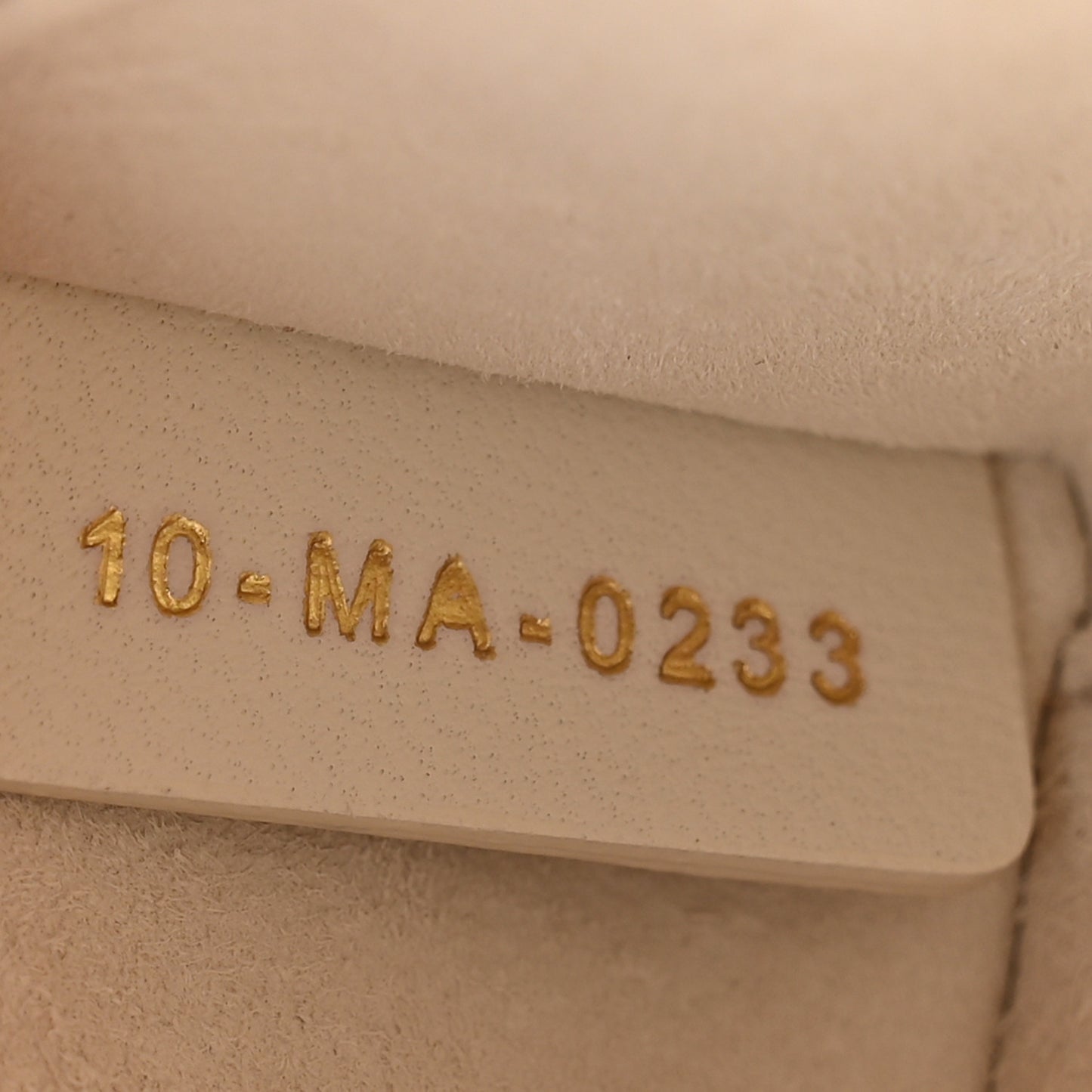 Lambskin Cannage Micro Lady D-Joy Latte