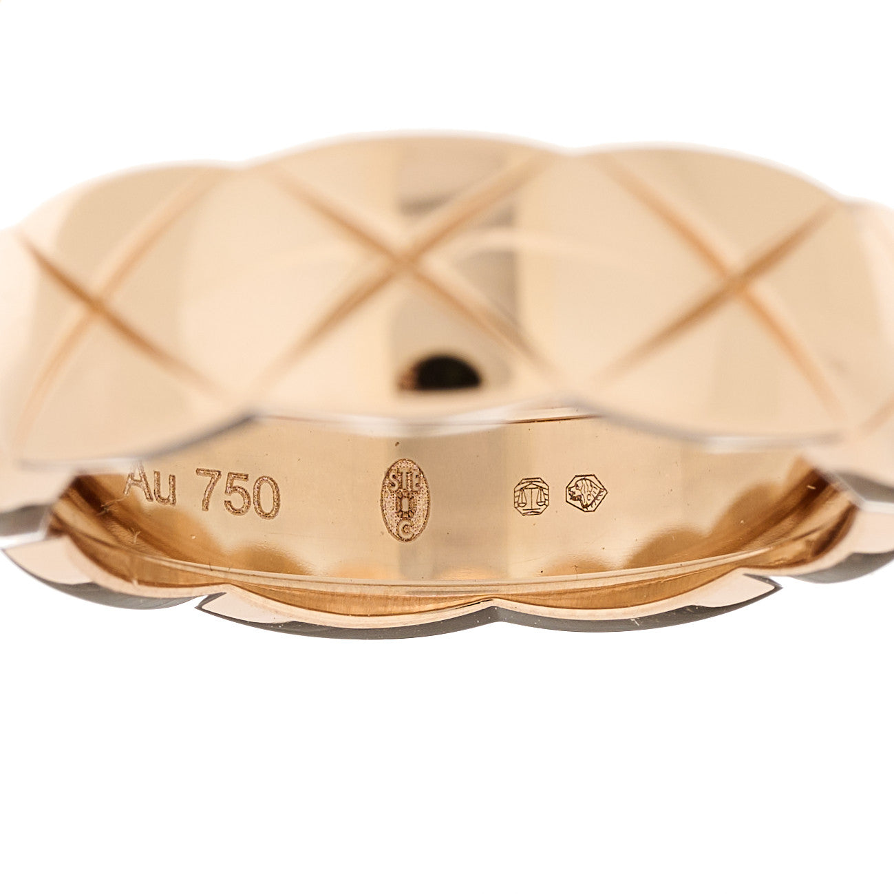 18K Beige Gold Small Coco Crush Ring 57 8