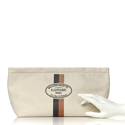Goyard Canvas Necessaire Organizer Pouch Off White 2 of 8