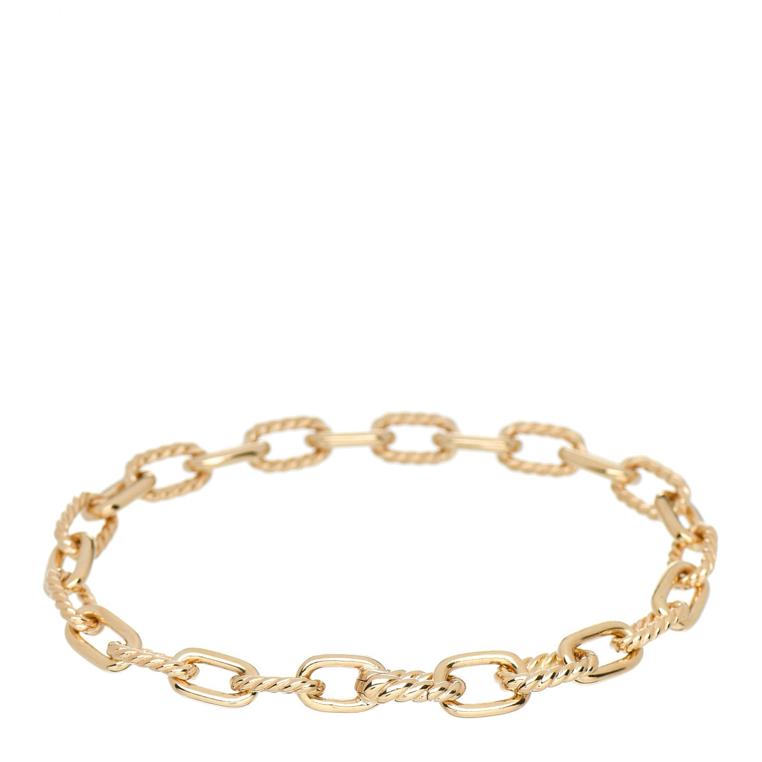 David Yurman 18K Yellow Gold 6mm Madison Classic Chain Bracelet 2 of 3