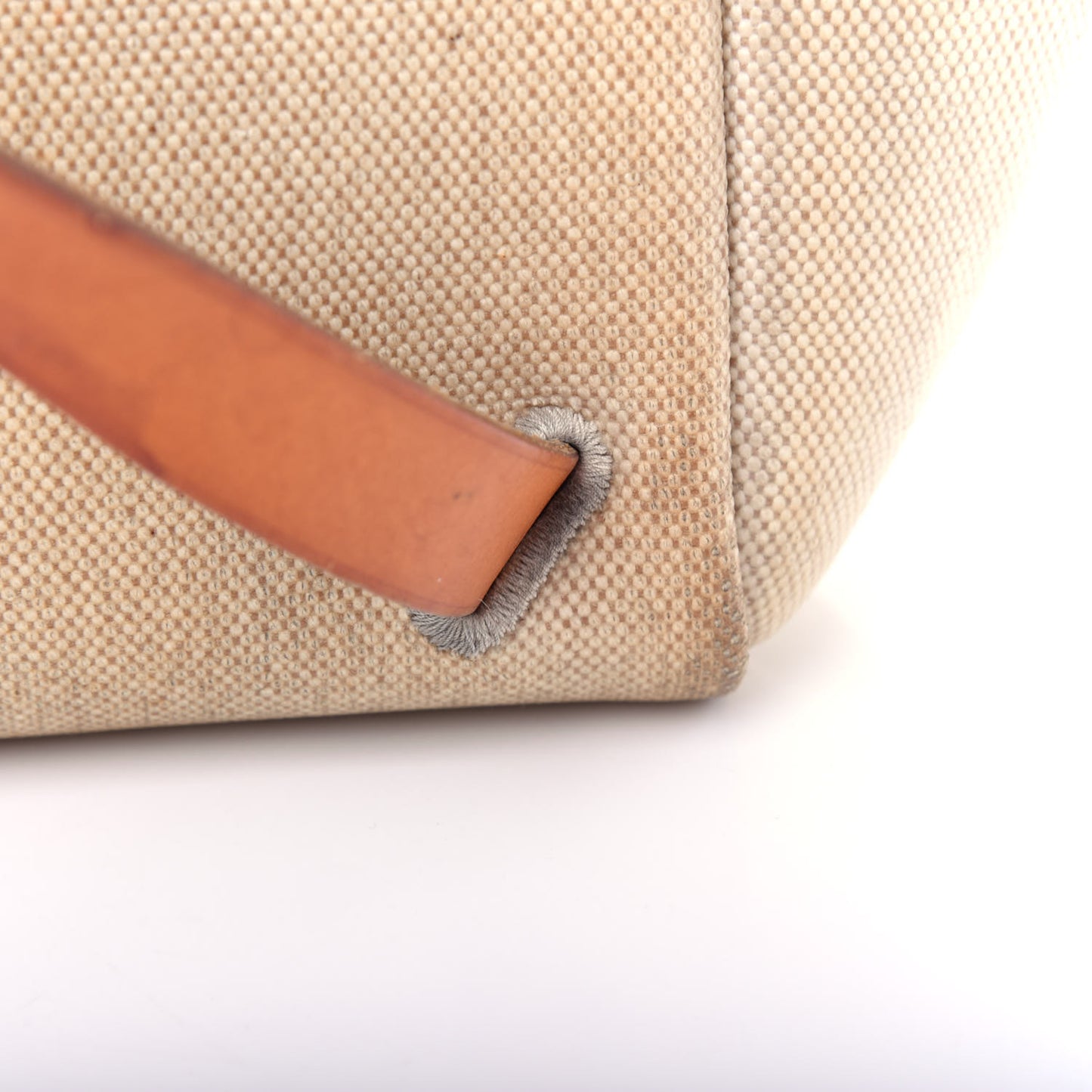 Toile Vache Calfskin Herbag 30 PM Backpack Natural