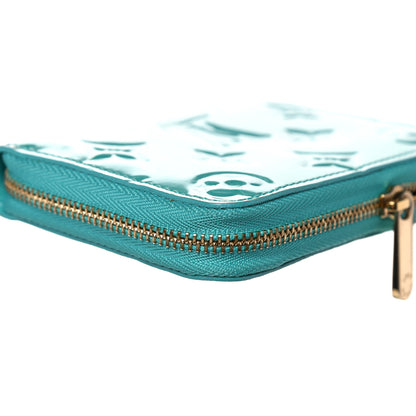 Louis Vuitton Vernis Zippy Coin Purse Blue Lagon 8 of 11