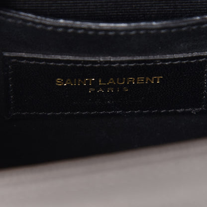 Saint Laurent Grain De Poudre Small Monogram Kate Satchel Fog 7 of 15