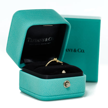 Tiffany 18K Yellow Gold Knot Ring 50 5.5 5 of 5
