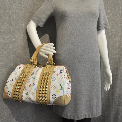 Louis Vuitton Monogram Multicolor Courtney MM White 3 of 9