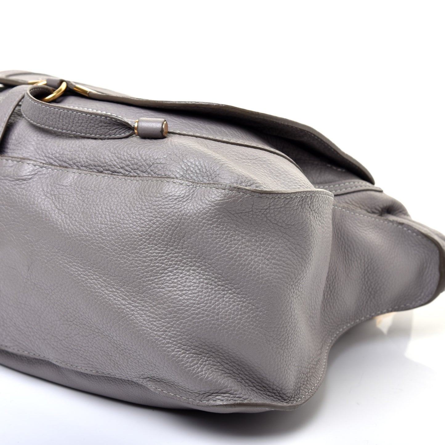 Calfskin Large Marcie Satchel Cashmere Grey