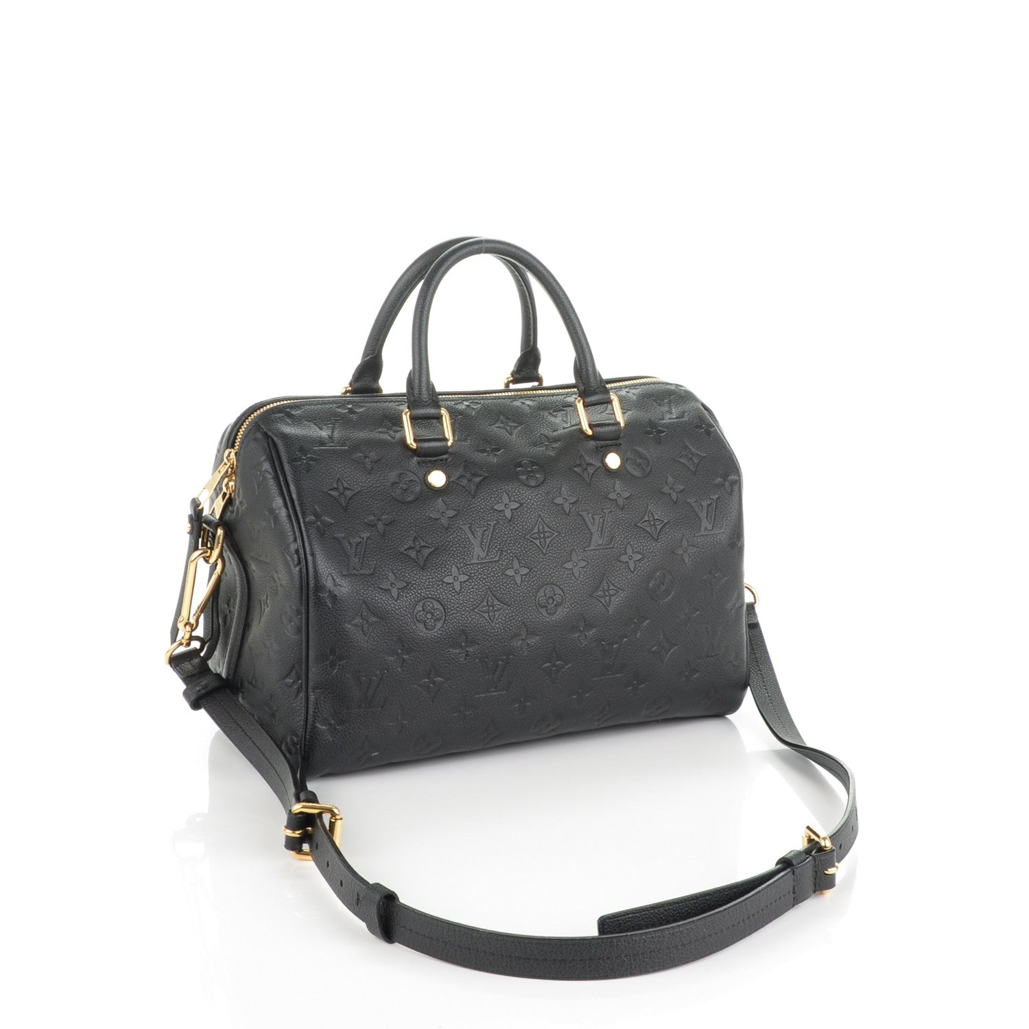 Louis Vuitton Empreinte Speedy Bandouliere 30 Black 3 of 7