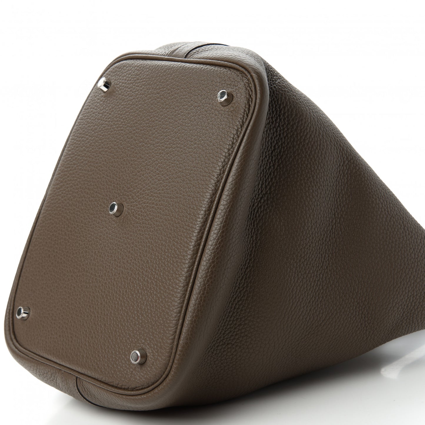 Taurillon Clemence Picotin Lock 26 GM Taupe