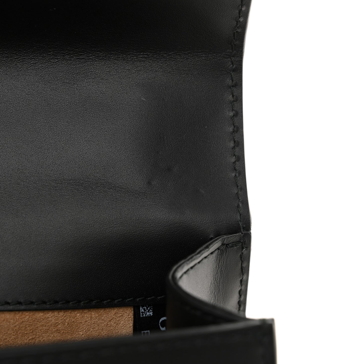 Calfskin Mini Sylvie Chain Shoulder Bag Black