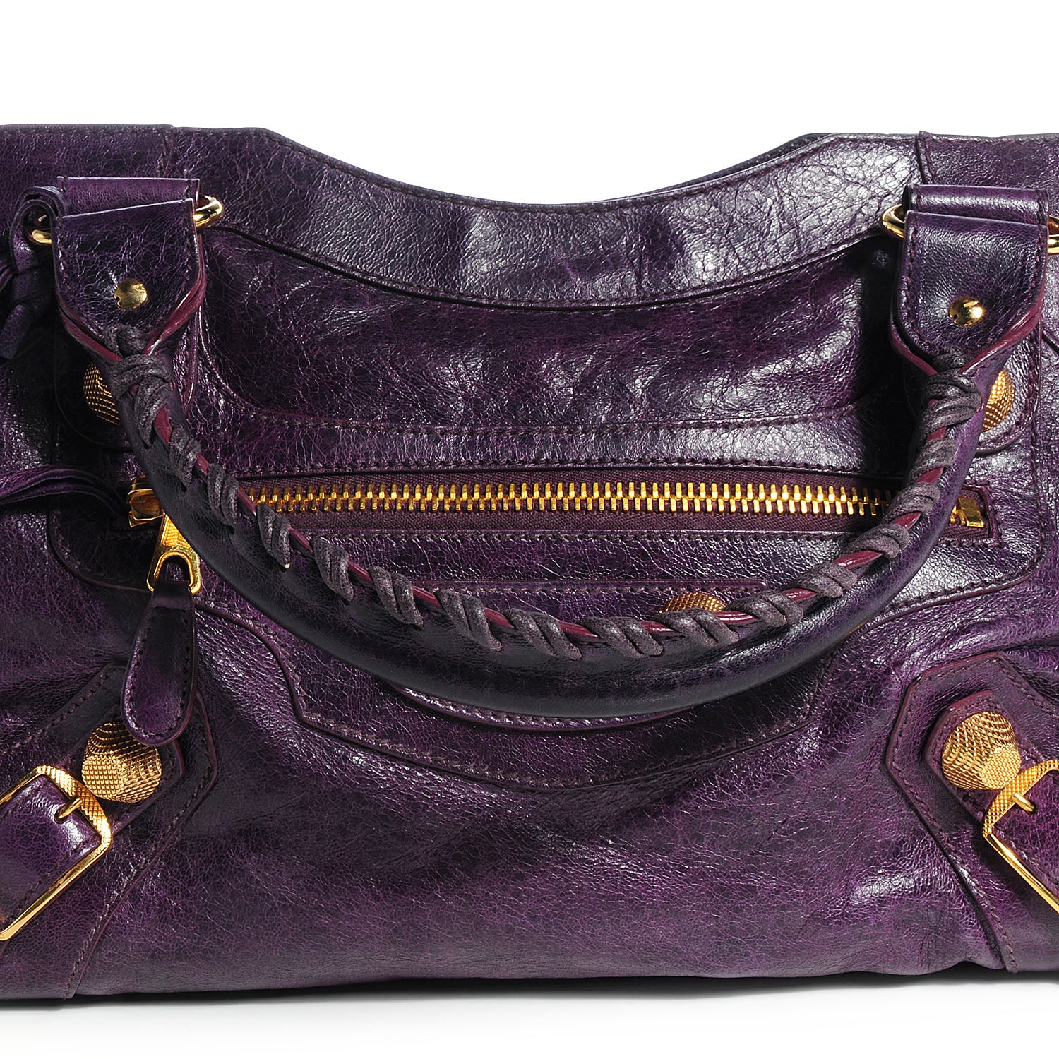 Balenciaga Agneau Giant 21 Gold Hardware City Raisin 4 of 10