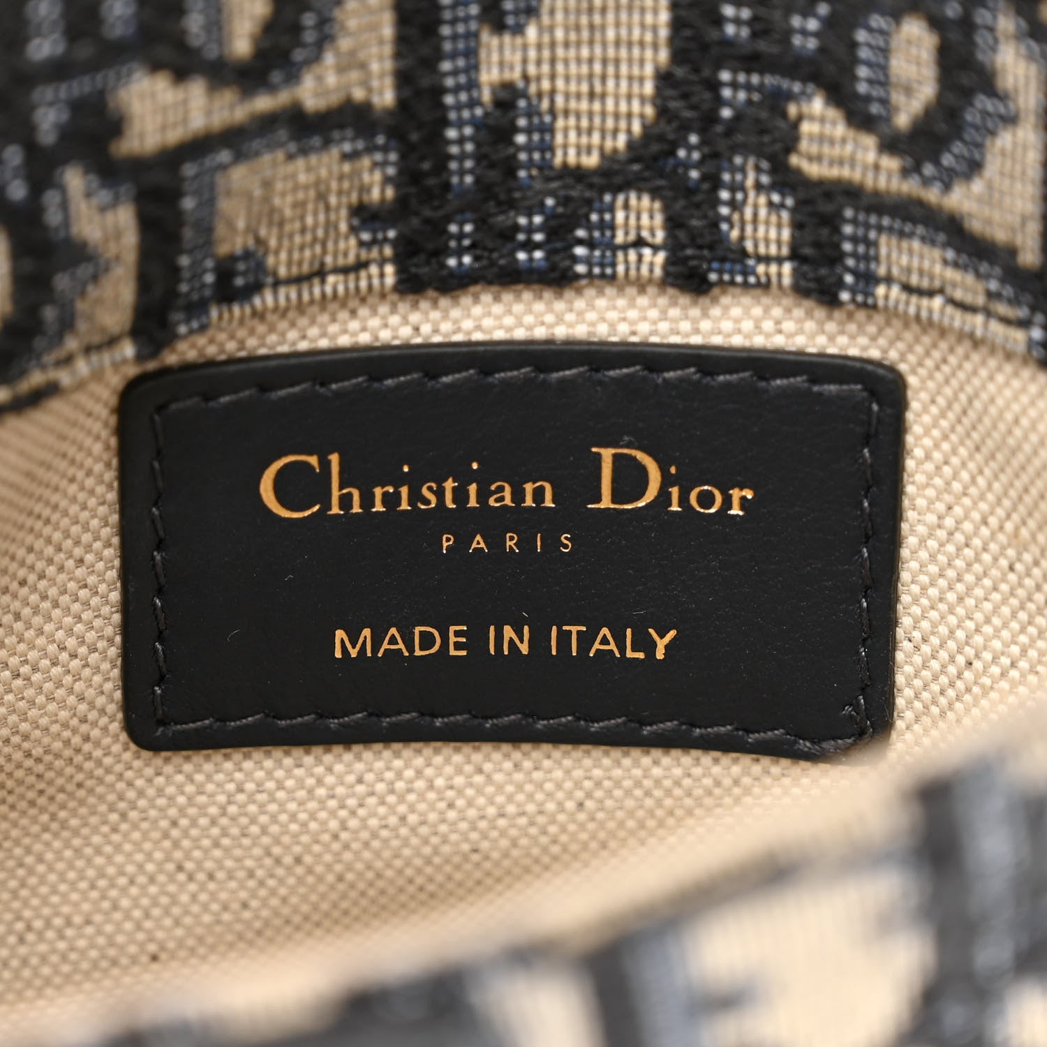 Christian Dior Oblique Saddle Belt Pouch Blue 6 of 11